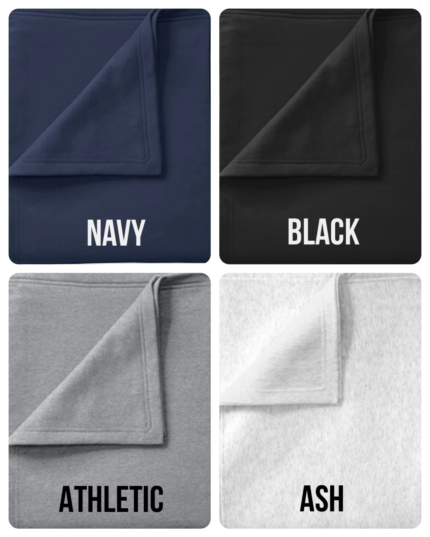 Personalized Sweatshirt Blanket