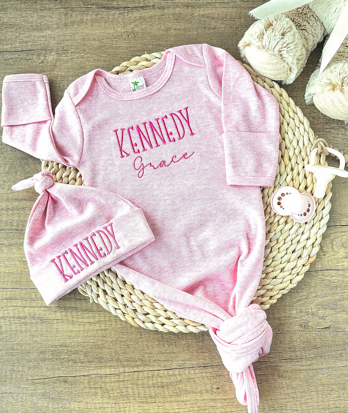 Infant Gown and Hat