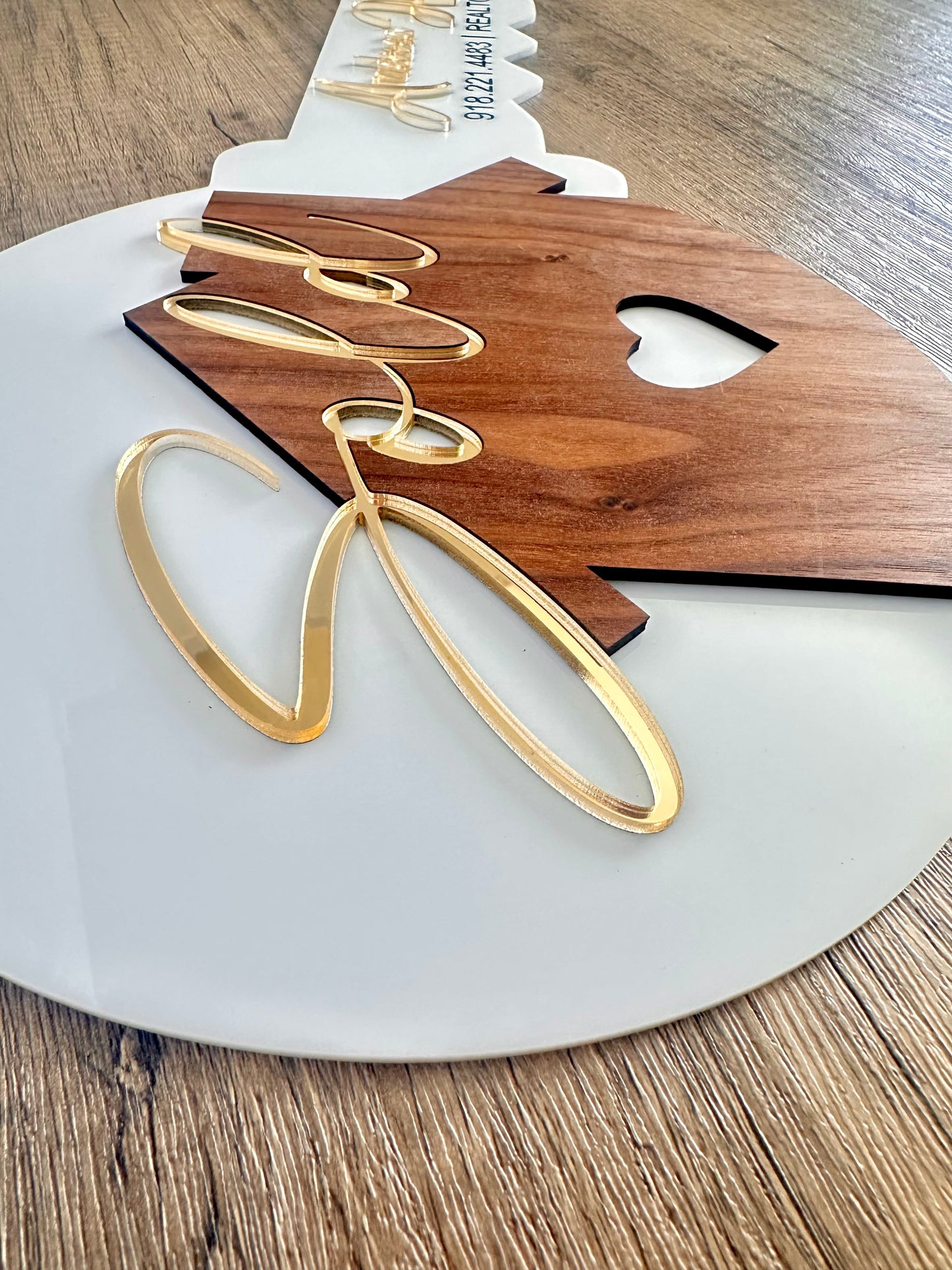 Custom Realtor Key Sign