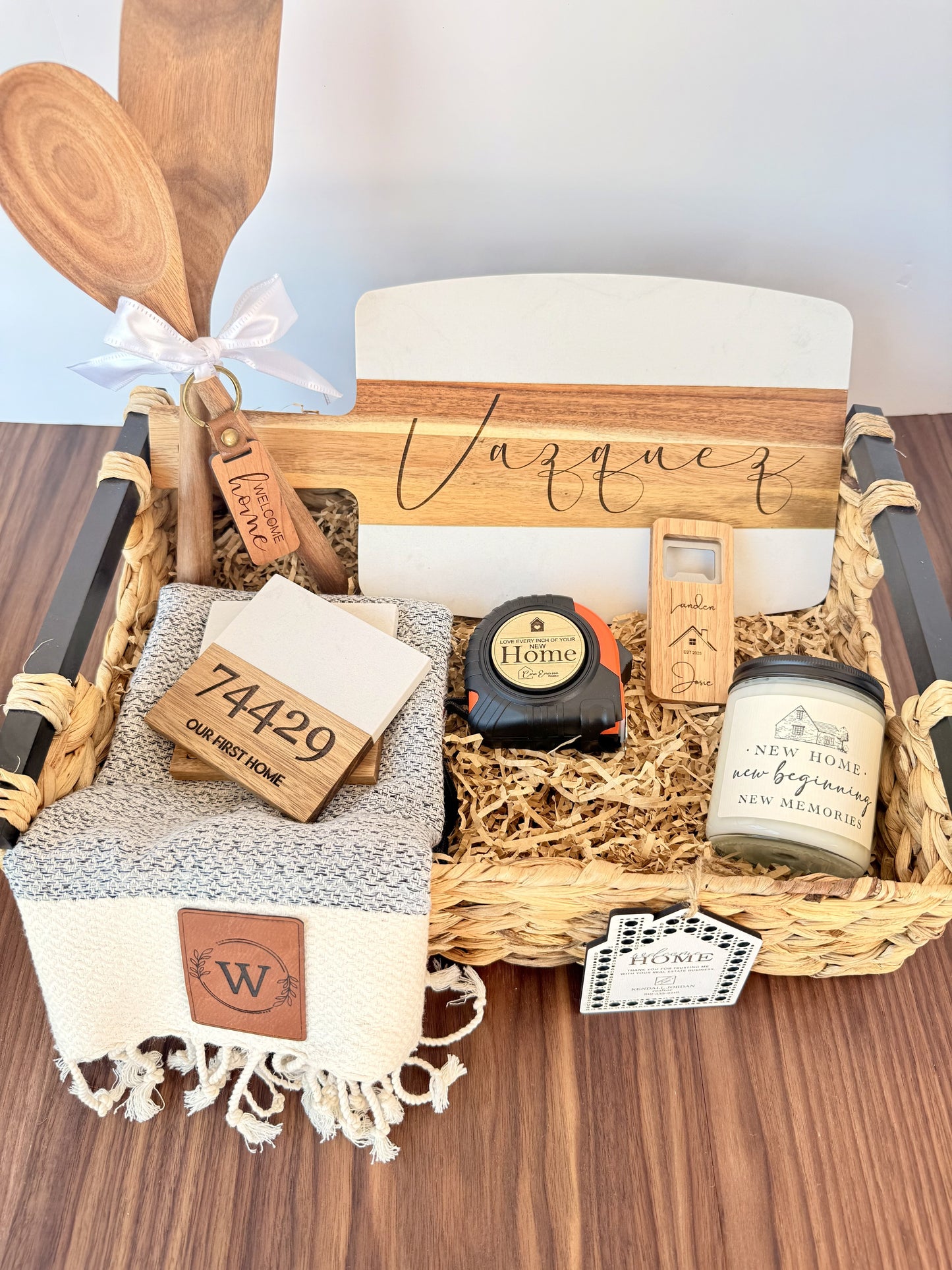 Customizable Realtor Closing Gift Basket
