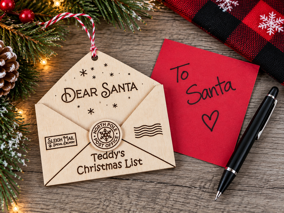 Personalized Letter to Santa Christmas Ornament