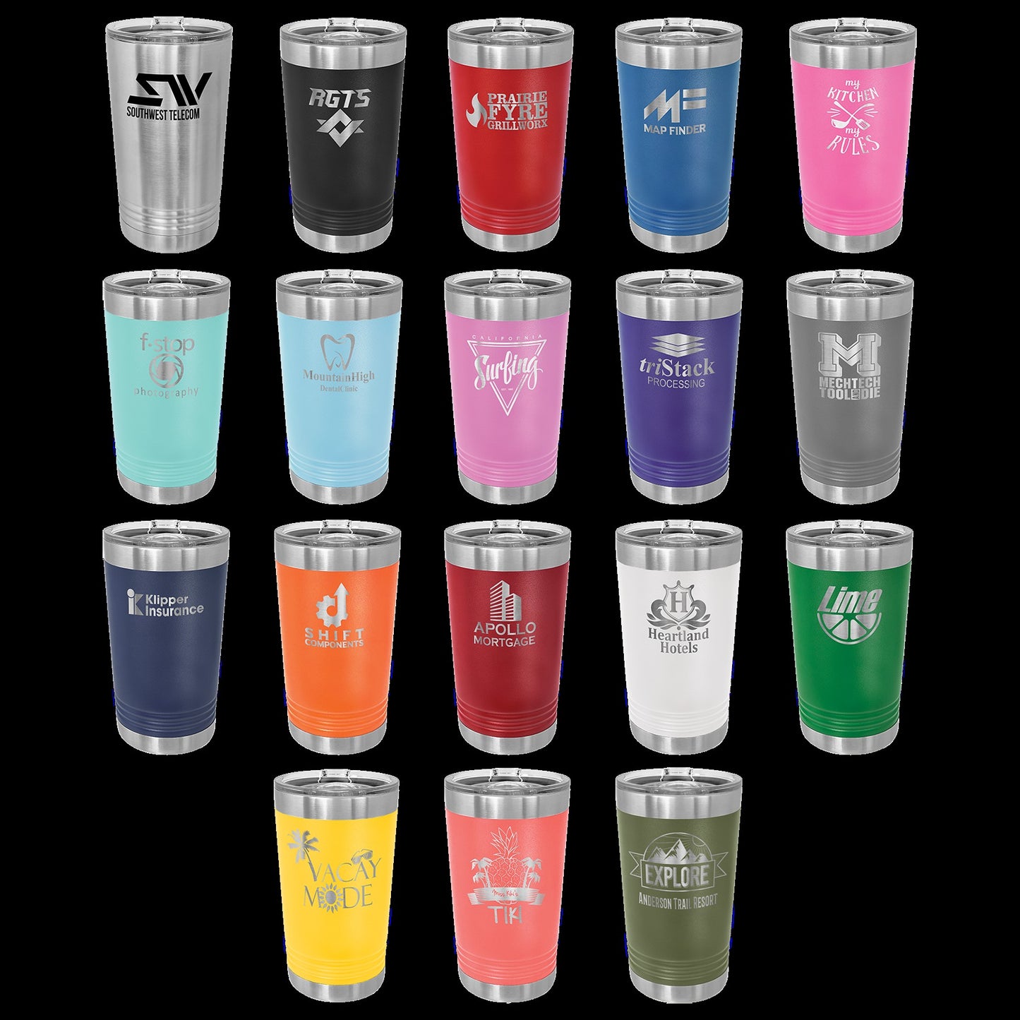 Tumblers with Business Logo