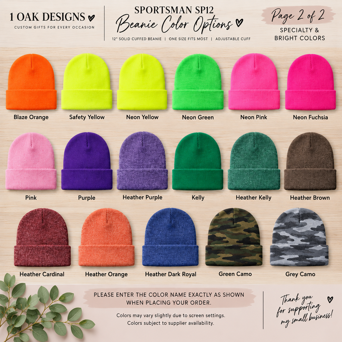 Custom Logo Patch Beanies