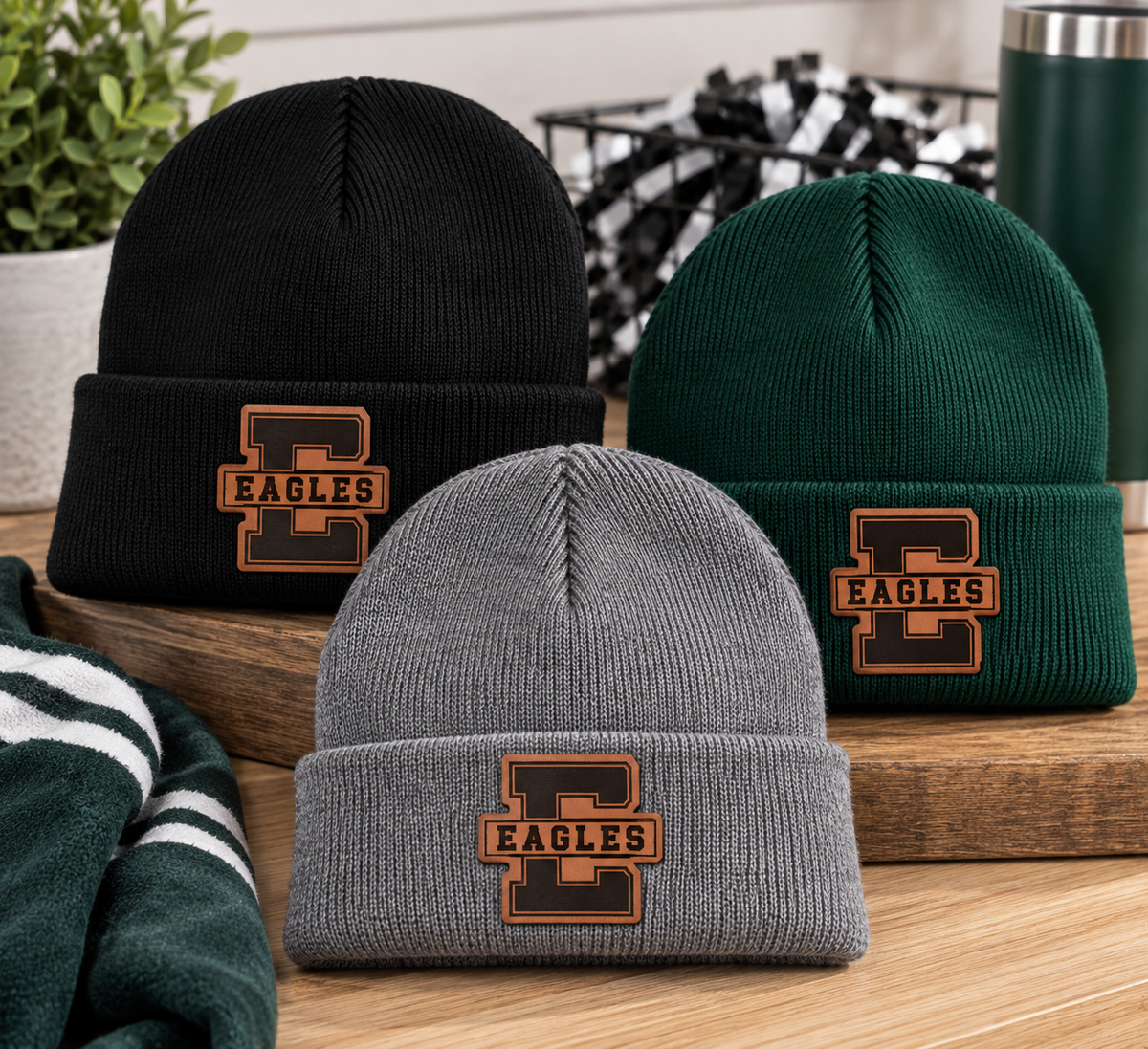 Custom Logo Patch Beanies