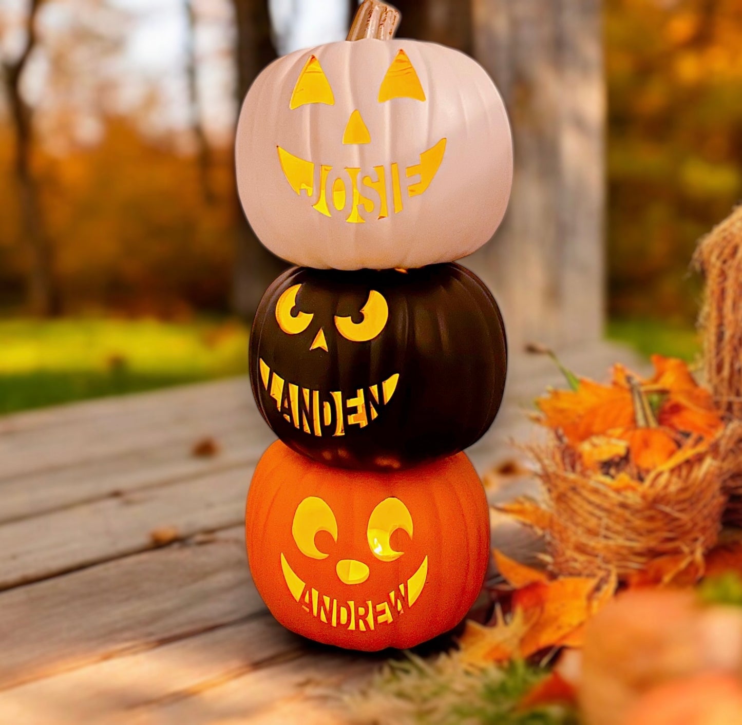 Personlized Carved Pumpkin