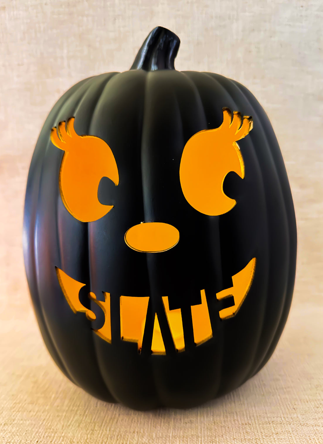 Personlized Carved Pumpkin