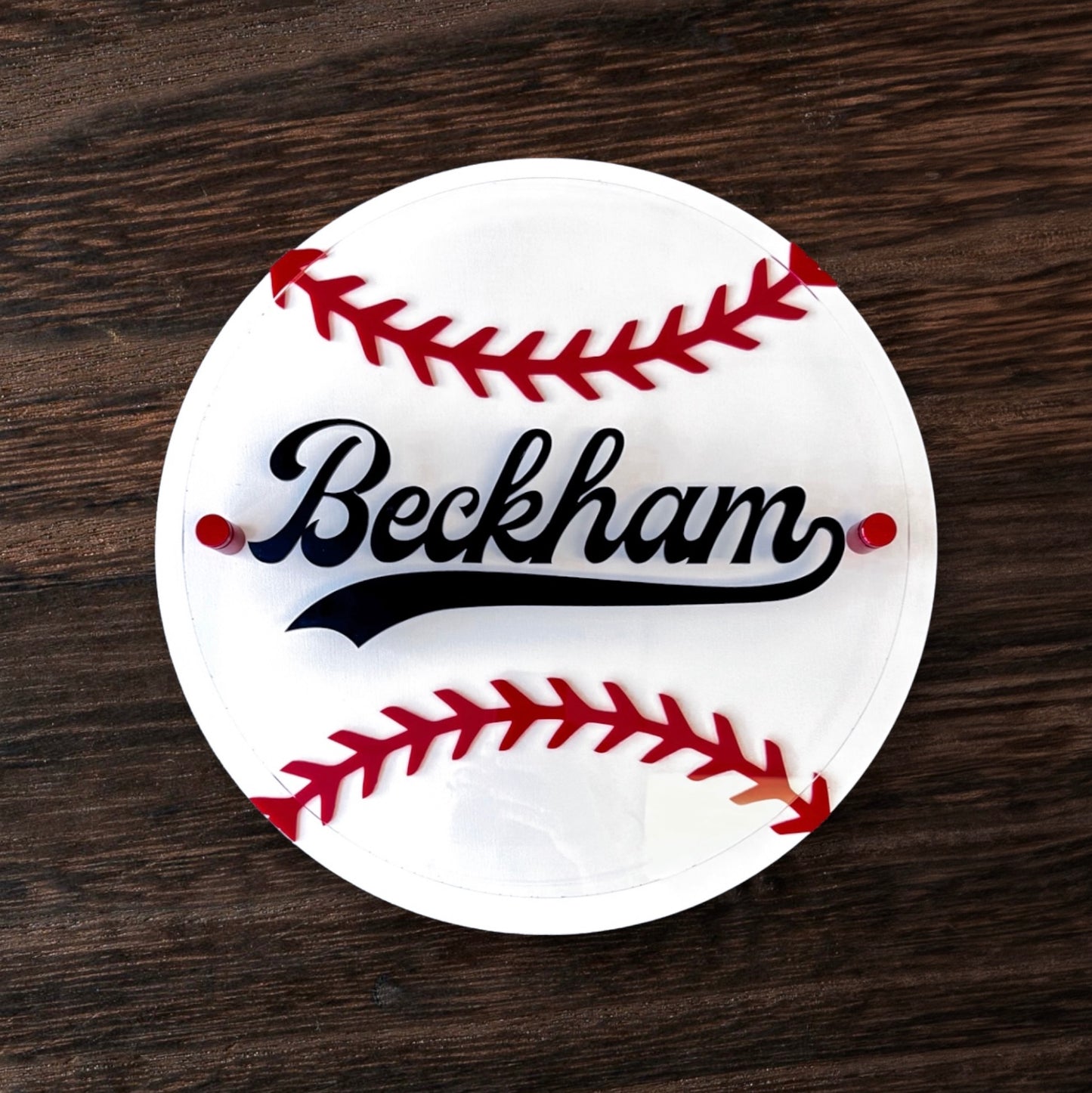 3D Baseball Nursery Sign