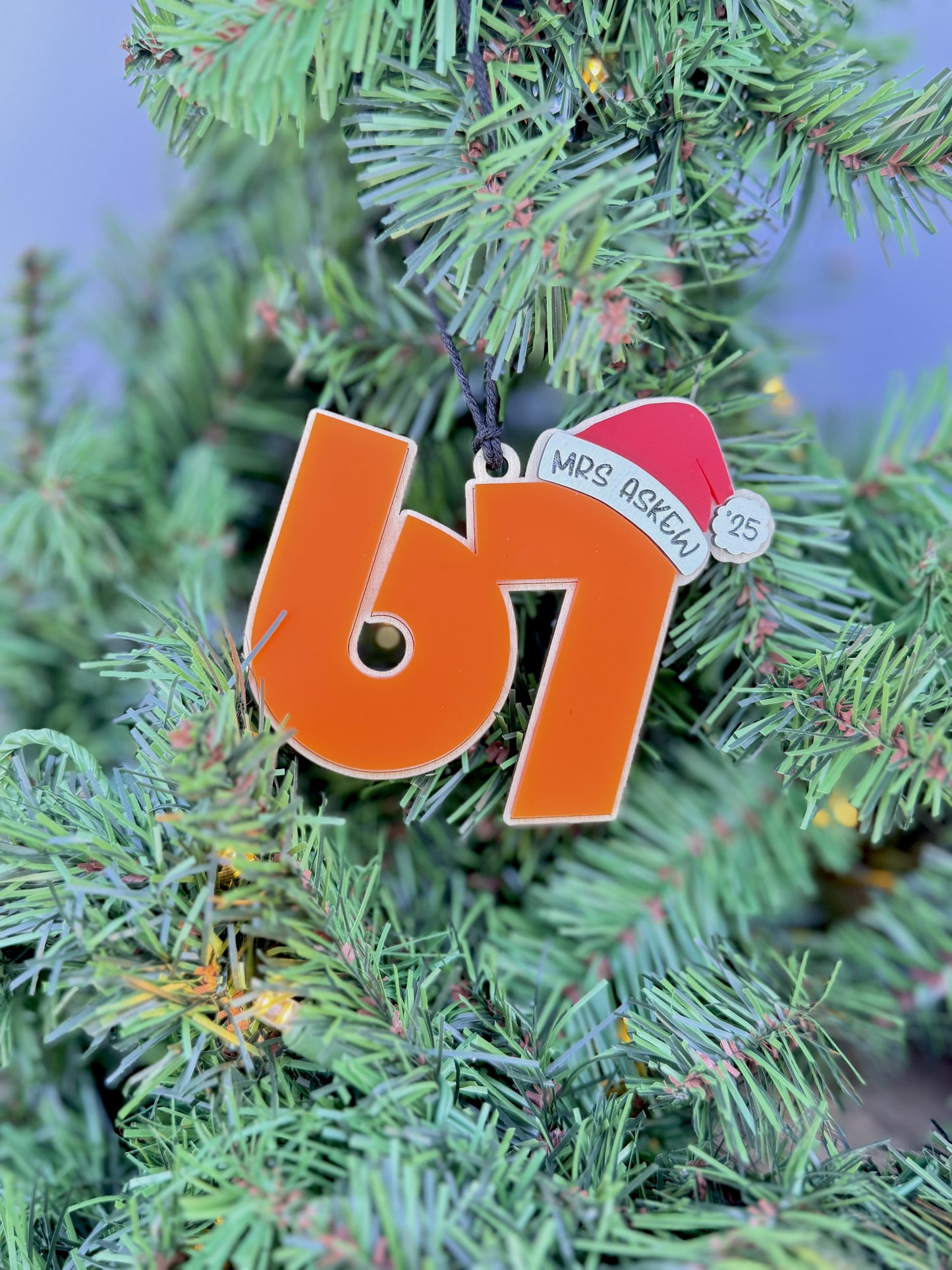 Six Seven Christmas Ornament