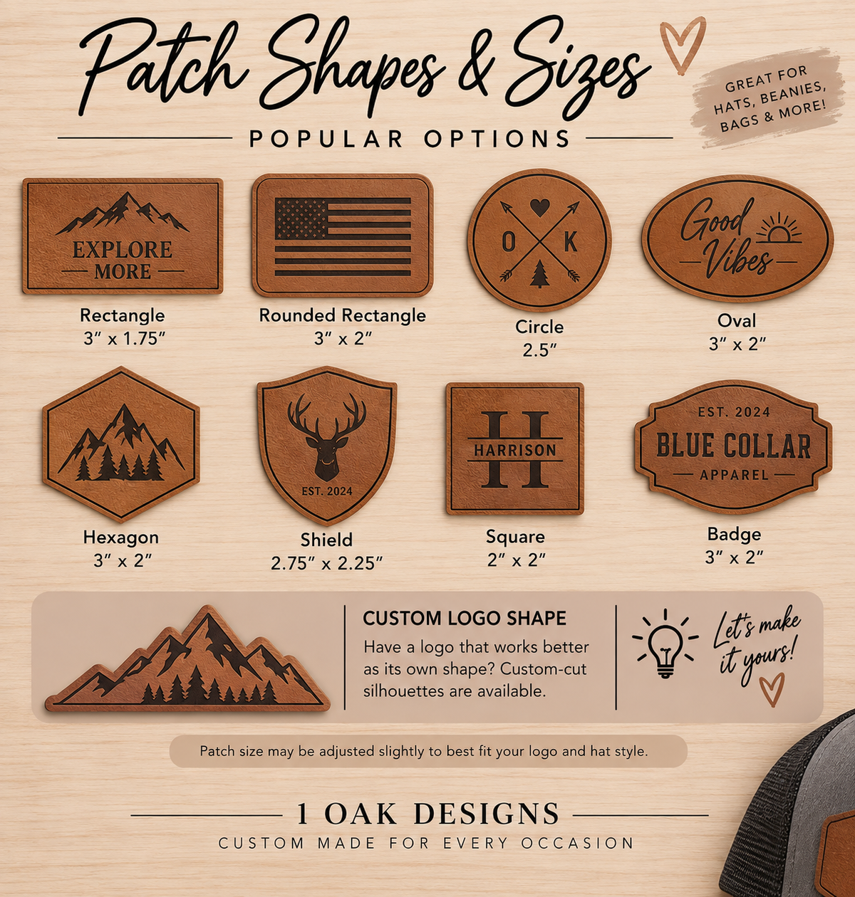 Custom Logo Patch Beanies