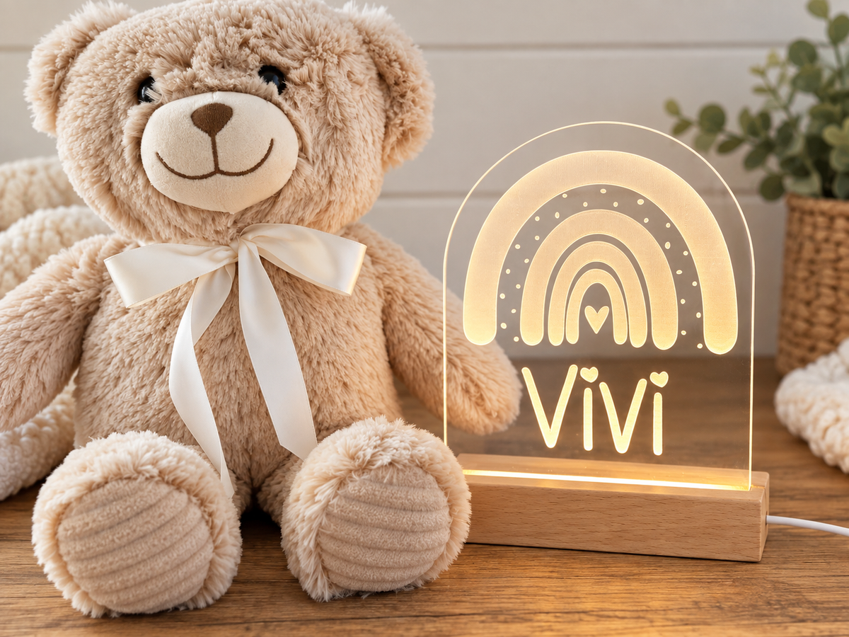 Personalized Rainbow Night Light