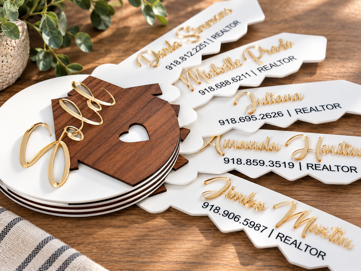 Custom Realtor Key Sign