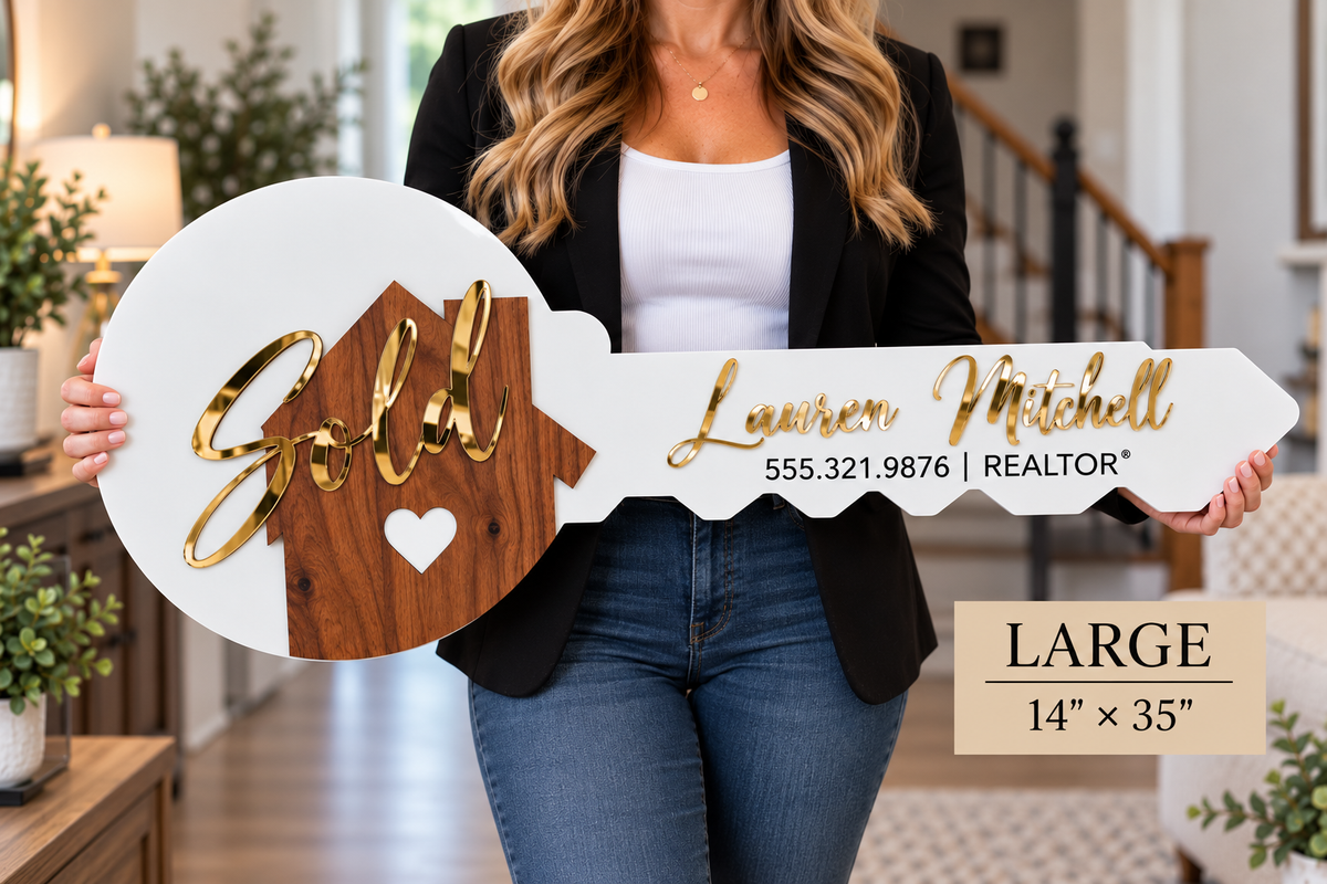 Custom Realtor Key Sign