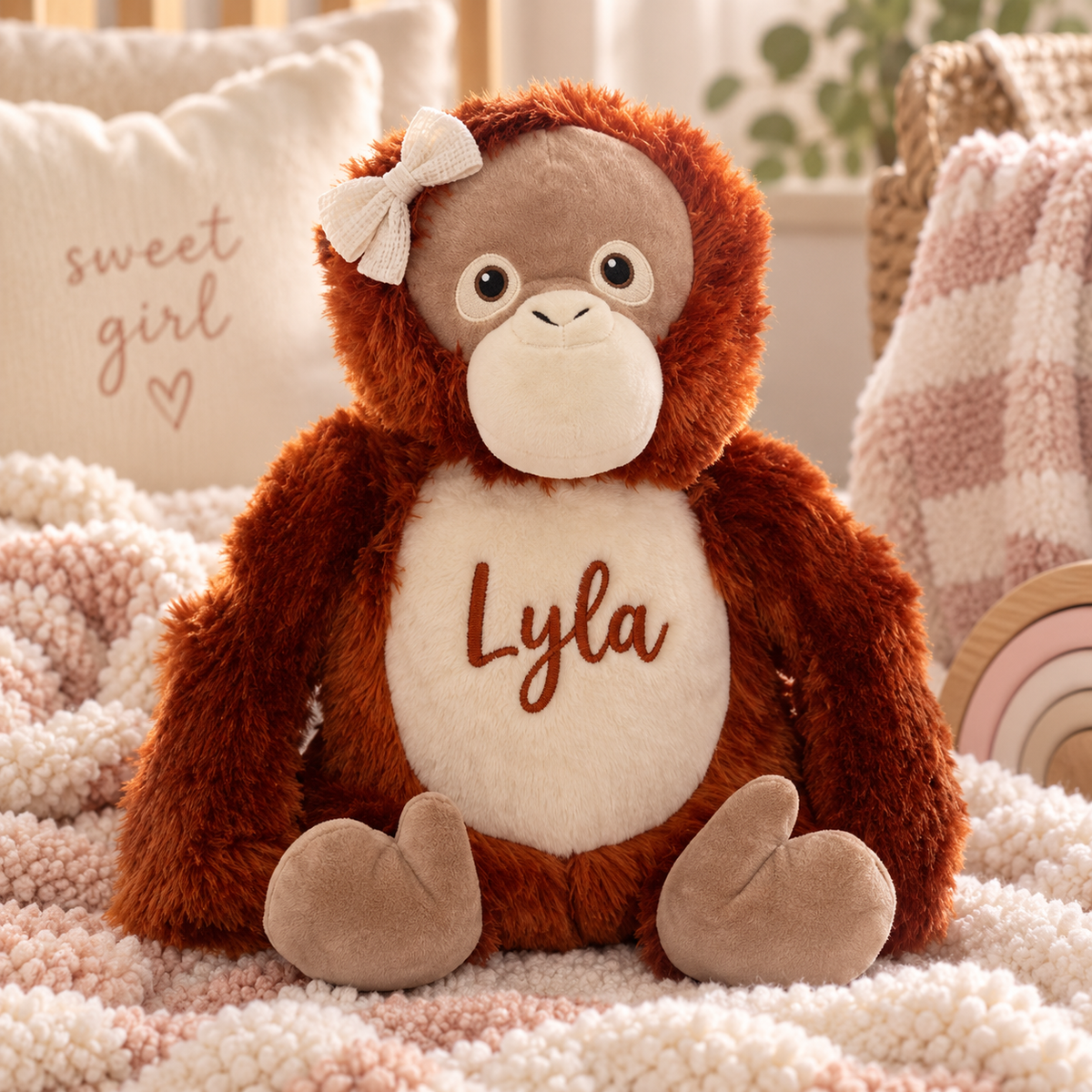 Personalized Embroidered Stuffed Animal