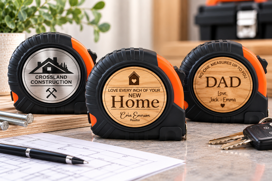 Personalized Engraved Tape Measure | Custom Name or Logo