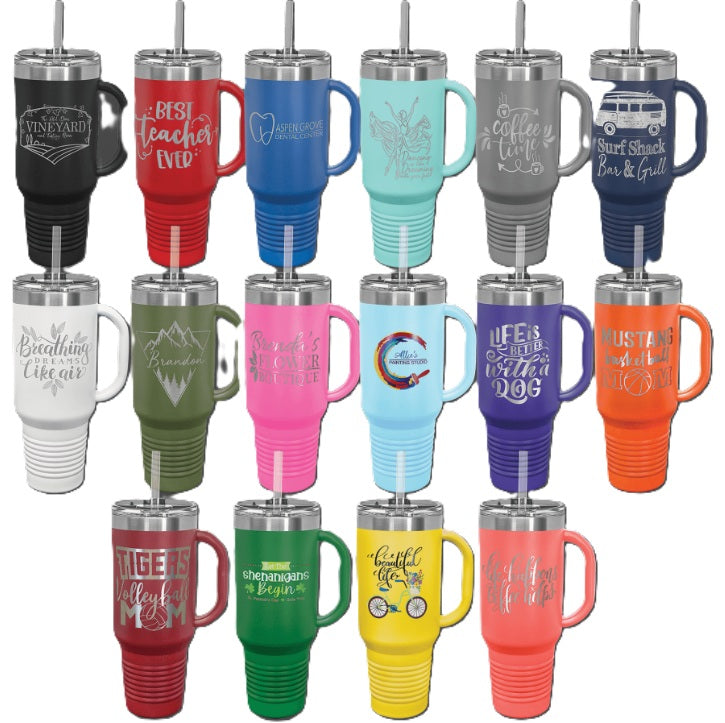 40 oz Mug with Handle