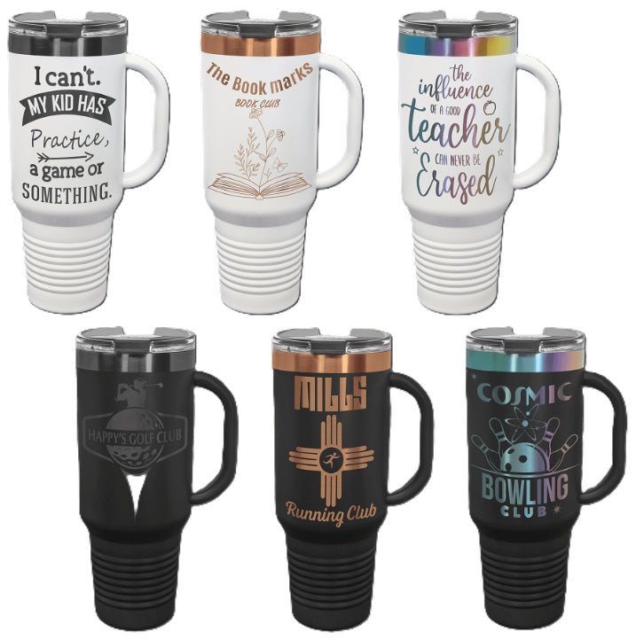 40 oz Mug with Handle