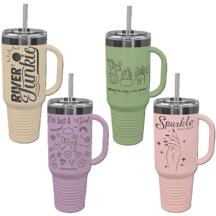 40 oz Mug with Handle