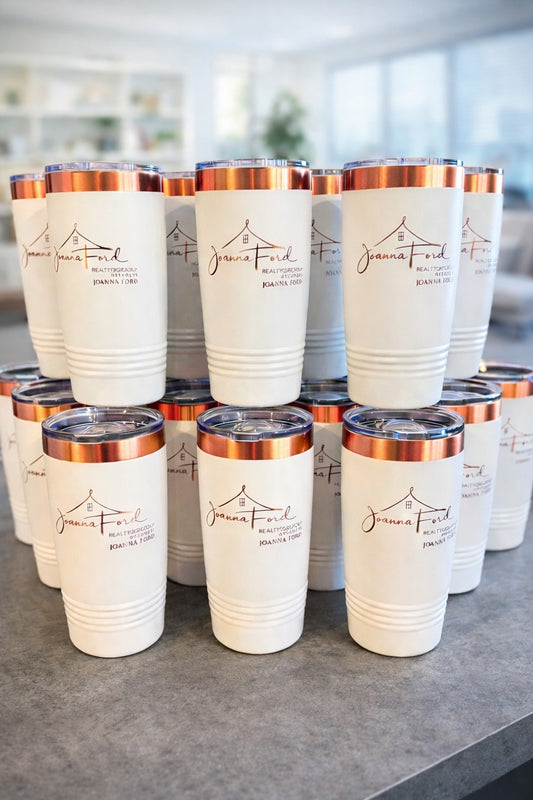 Tumblers with Business Logo and Custom Color Engrave