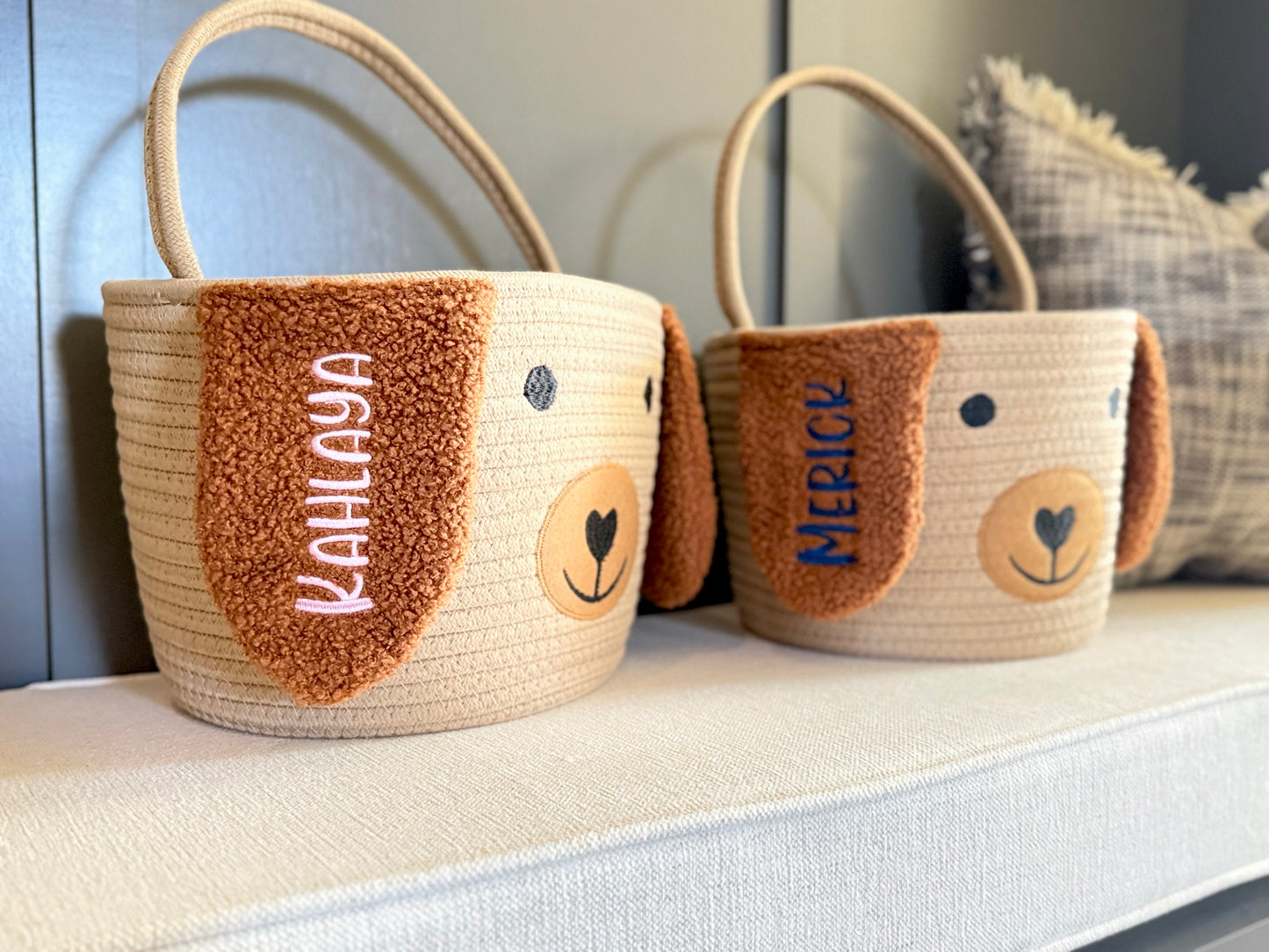 Personalized Easter Basket (Puppy)
