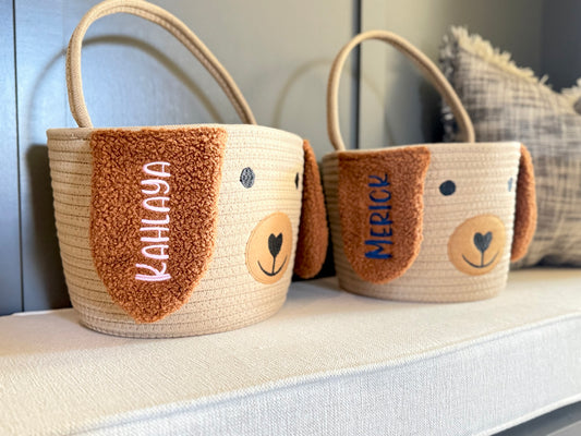 Personalized Easter Basket (Puppy)
